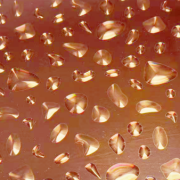Metallic Water Droplet Copper